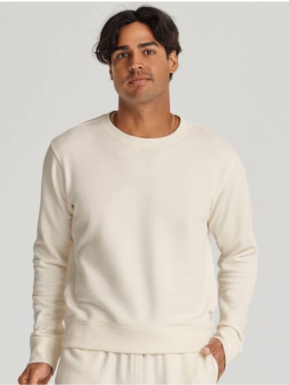 Allbirds Men’s R&R Sweatshirt in Natural White Size S